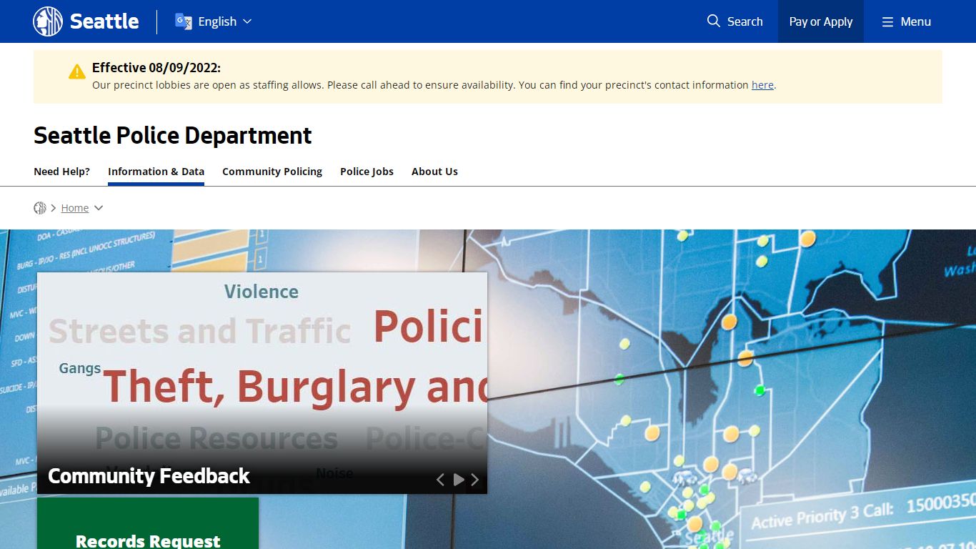 Information & Data - Police | seattle.gov